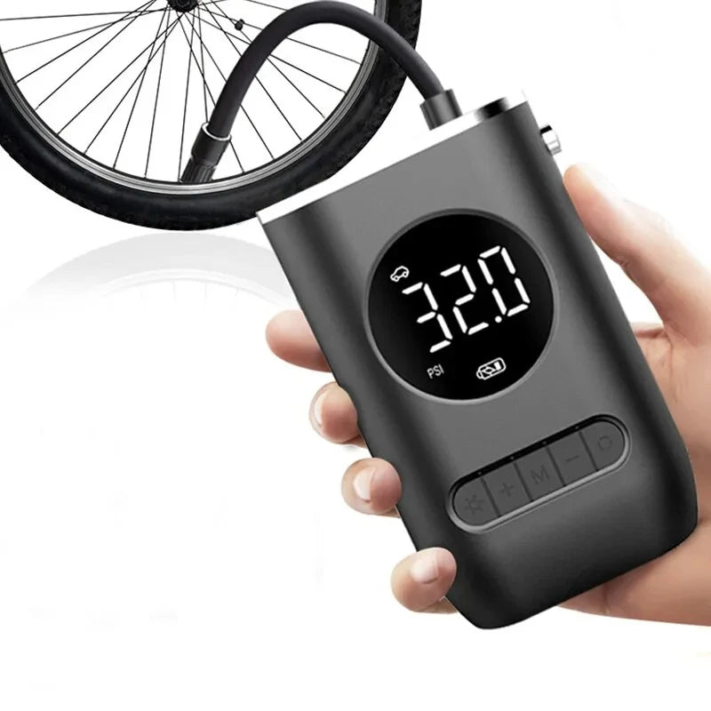 Electric Electric Wireless Car Tire Mini Flator Air Pump for Motorcycle Car Bicycle