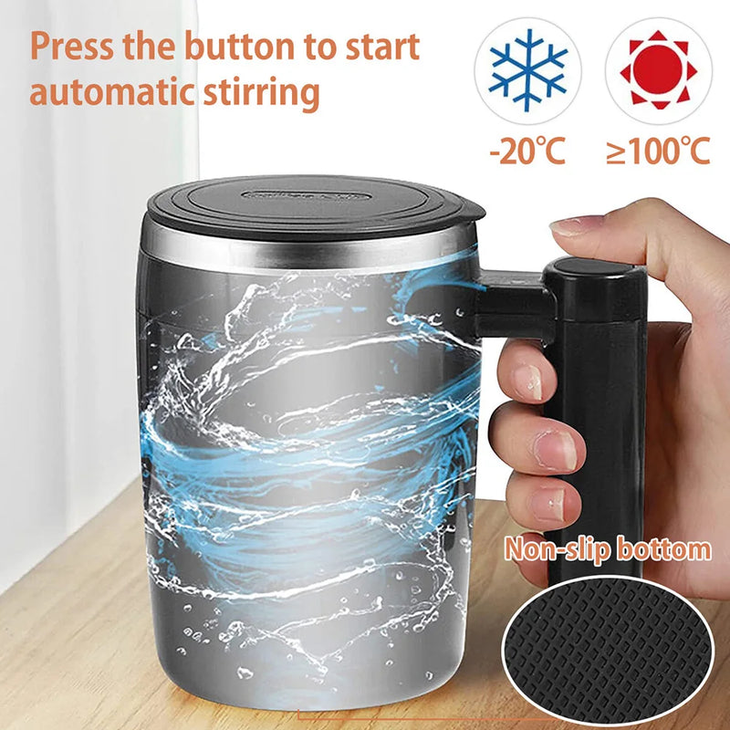 Caneca liquidificadora portátil, automática USB carregável