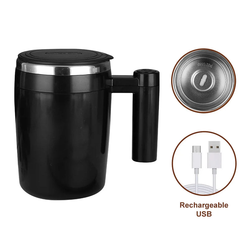 Caneca liquidificadora portátil, automática USB carregável