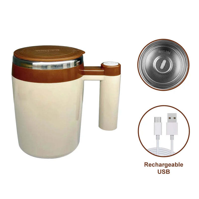 Caneca liquidificadora portátil, automática USB carregável